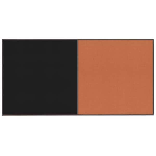 Enclosed Corkboard, 1 Door, 18"x24", 4" Fra
